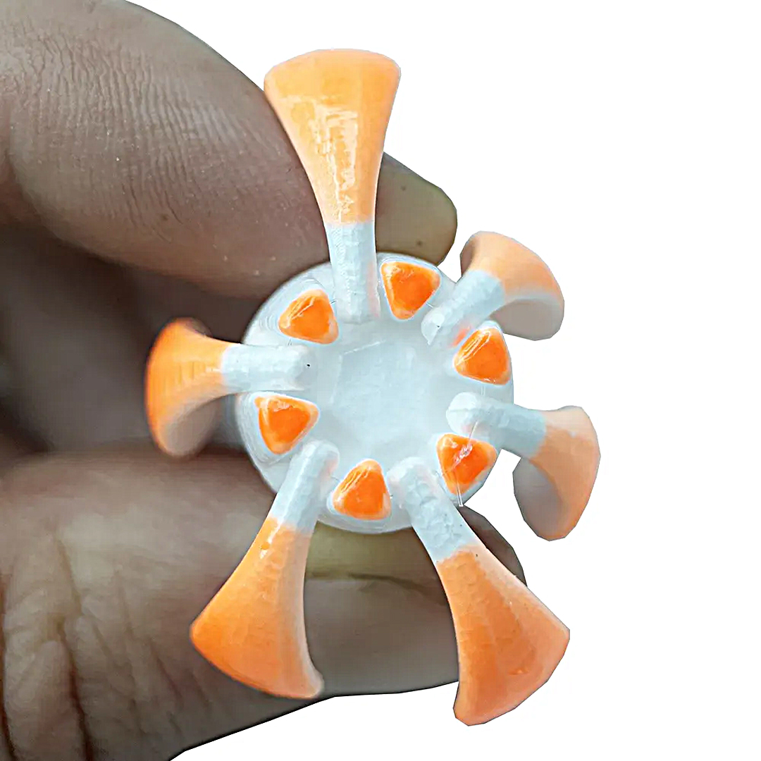 Поплавок зима Цветочек 6-и лепестка 02