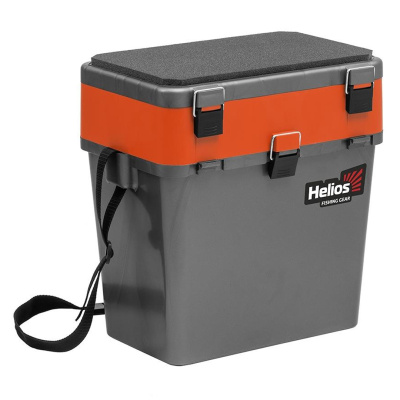 Ящик зима Helios двухсекционный 19L (серо-оранжевый)
