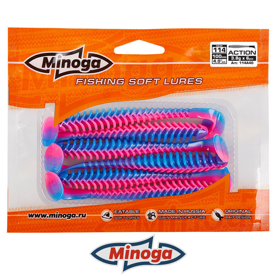 Виброхвост Minoga Action 114 3