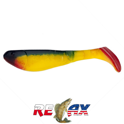 Виброхвост Relax Kopyto 3.0" Standart (S235R blue yellow)