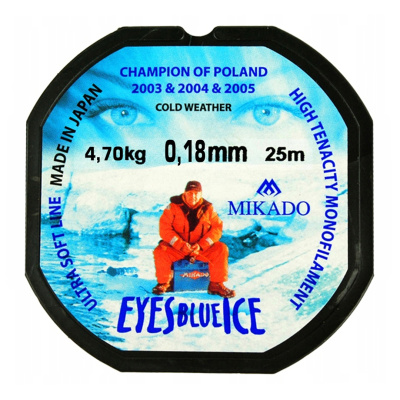 Леска Mikado Eyes Blue Ice 25m (0,18, 4,7kg)