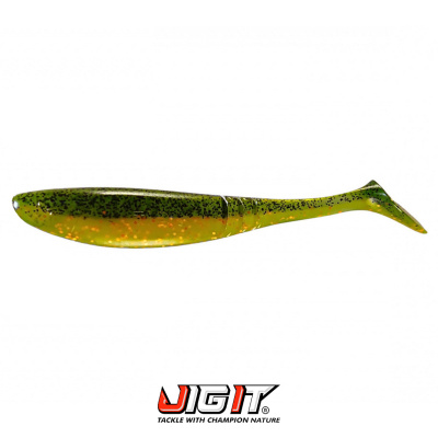 Виброхвост Jig It Bleak 4.0" (001 pearl green)