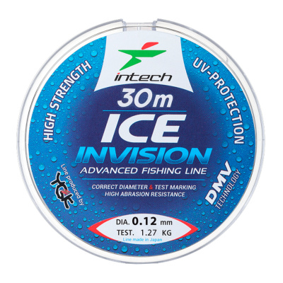 Леска Intech Ice Invision 30м (0,12, 1,27kg)
