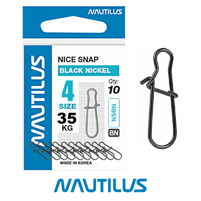 Застежка Nautilus Nice Snap BN (№ 4, 35кг.)