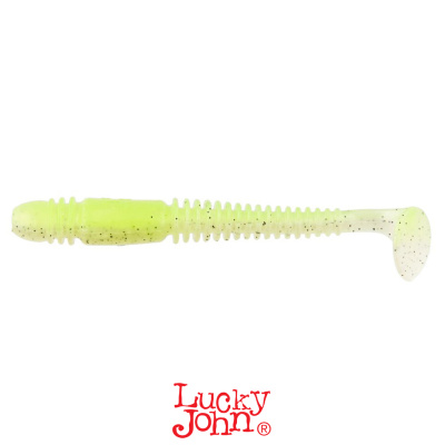 Виброхвост Lucky John Tioga 2.4" (T66 lemon black pepper)