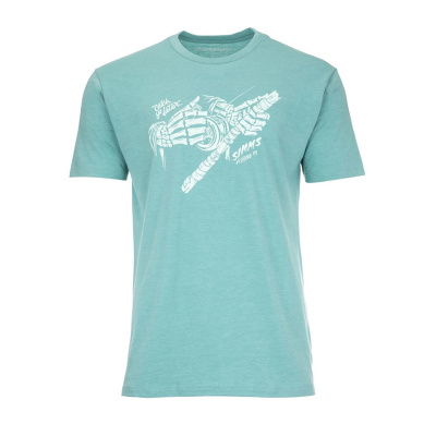 Футболка Simms Grim Reeler T-Shirt (Oil Blue Heather, L)