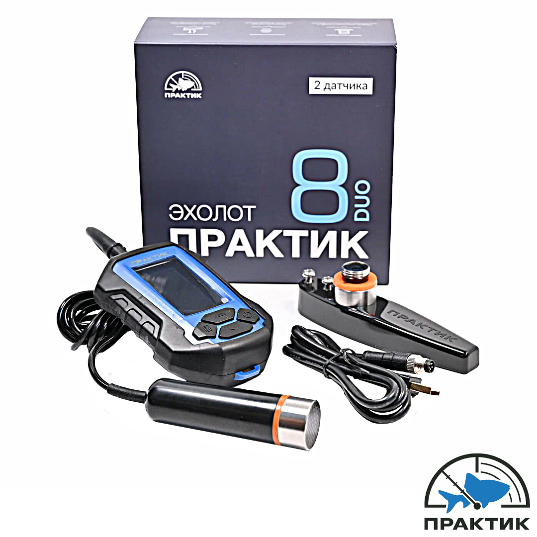 Эхолот Практик 8 Duo со стандартным и структурным датчиками 01