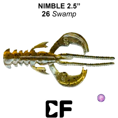 Рак CF Nimble 2.5" (44-65-26-6 UV swamp Кальмар)
