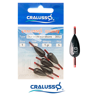 Оливка Cralusso съемная с кембриком (1,0гр.)