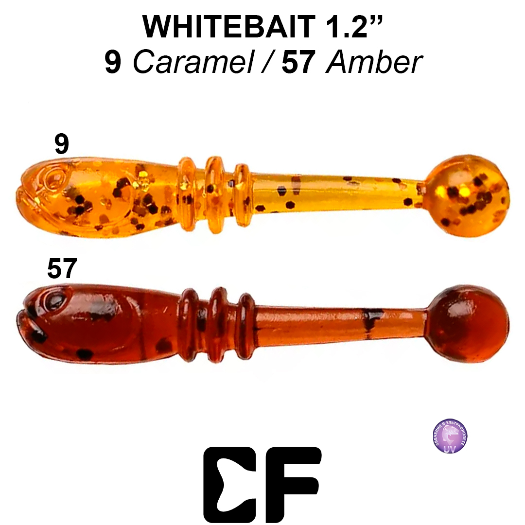 Слаг Crazy Fish Whitebait 1.2 09 57 0