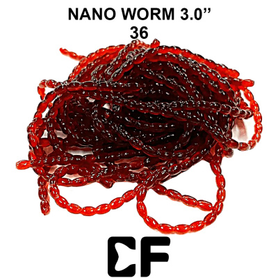 Червь CF Nano worm 3.0" (86-90-36-6  Кальмар)