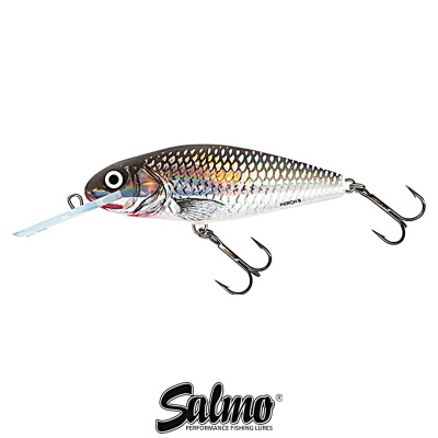 Воблер Salmo Perch  8DR (HGS holographic grey shiner)