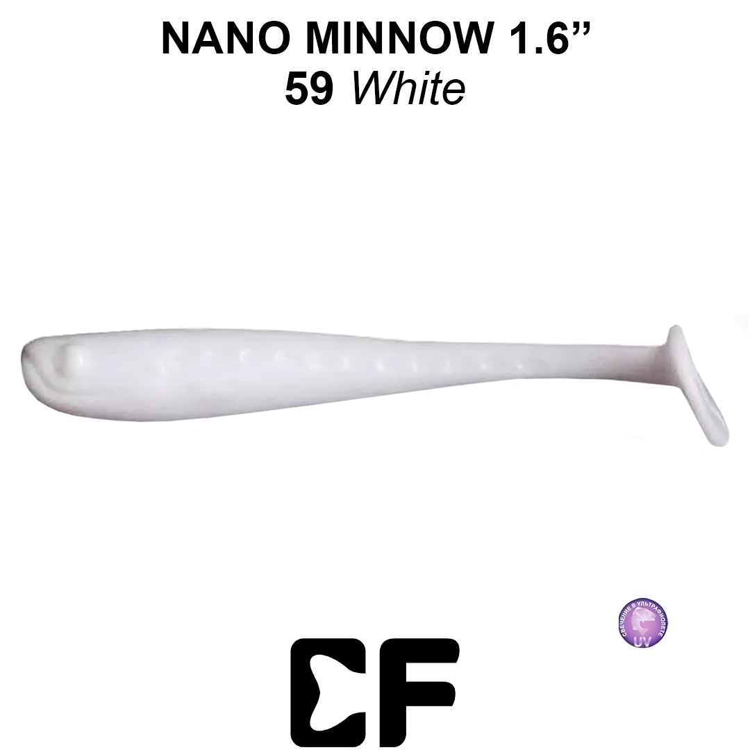 Виброхвост Crazy Fish Nano Minnow 1.6 59 0