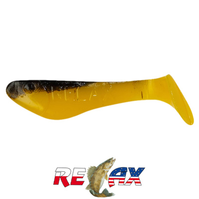 Виброхвост Relax Kopyto 1.0" Standart (S061 black yellow)