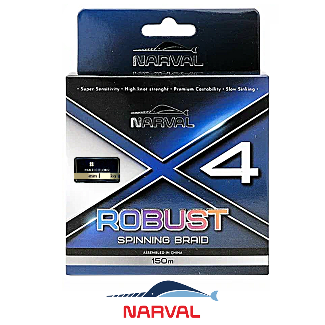 Шнур Narval Fishing Robust X4 PE 150м multicolour 00