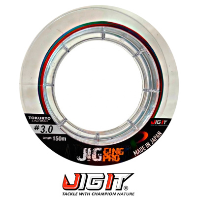 Шнур Jig It×Tokuryo JiggingPro X8 5-Multi 150м (#3,0 (0,26), 50lb (22,7kg))