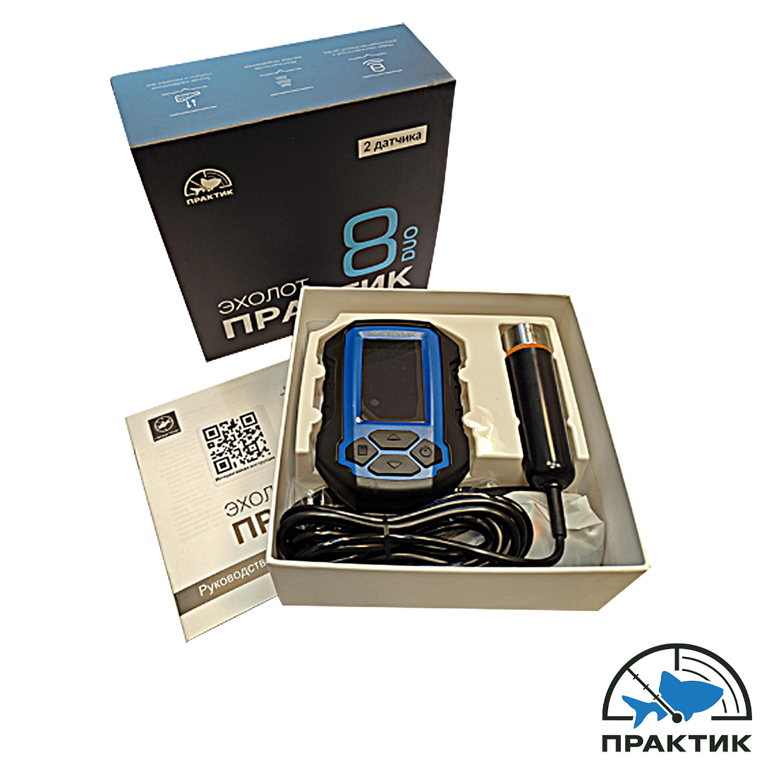 Эхолот Практик 8 Duo со стандартным и структурным датчиками 02