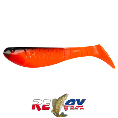 Виброхвост Relax Kopyto 2.5" Standart (S072 black orange)