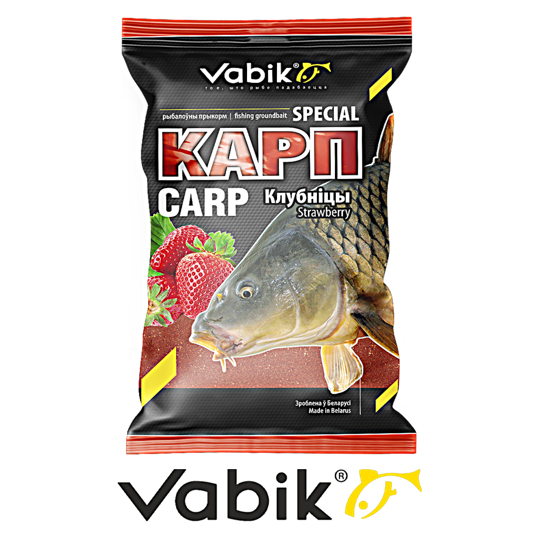 Прикормка Vabik Special 01 карп клубника