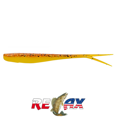 Слаг Relax Oklahoma 5.0" Laminat (L017 rootbeer-gold black glitter yellow)