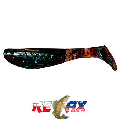 Виброхвост Relax Kopyto 2.5" Standart (S215 motor oil)
