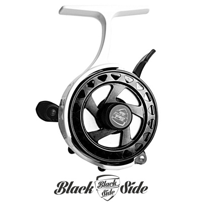 Катушка зимняя Black Side Ice Tiger (BSIT-LH60, 2.8:1, 5+1bb, 192гр.white black левая)