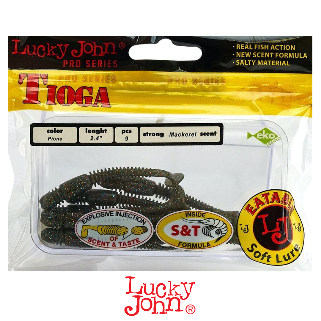Виброхвост Lucky John Tioga 2.4 F08 1