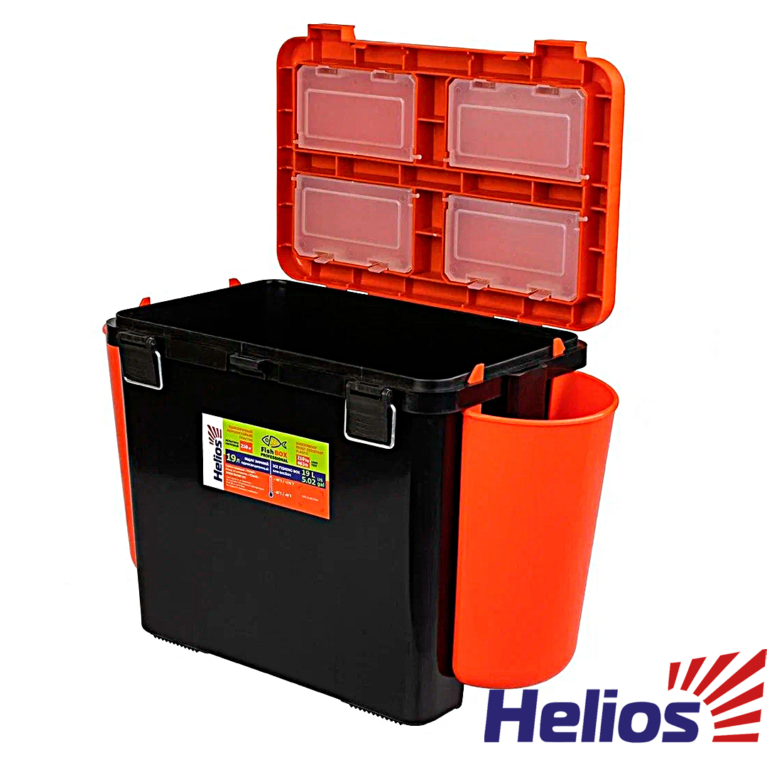 Ящик зима Helios FishBox односекционный 19L 05