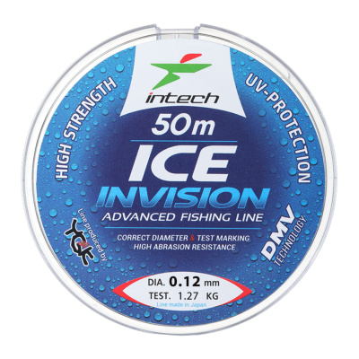 Леска Intech Ice Invision 50м (0,12, 1,27kg)