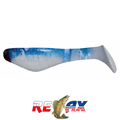 Виброхвост Relax Kopyto 2.0" Standart (S006 blue white)