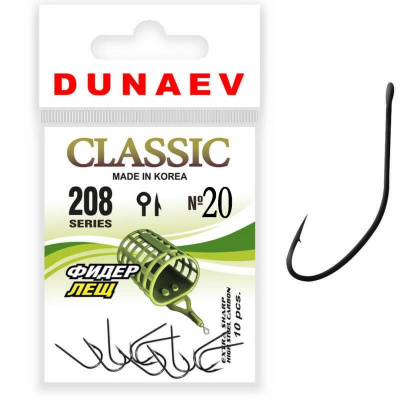 Одинарный Dunaev Classic 208 фидер лещ (№20)