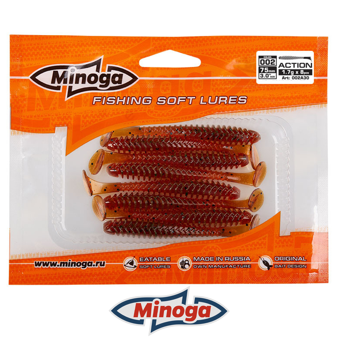 Виброхвост Minoga Action 002 3