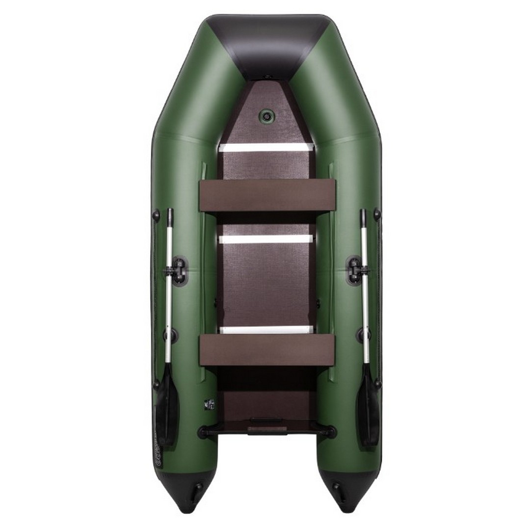 Лодка Аква Моторная 3200 СК зеленый черный 00