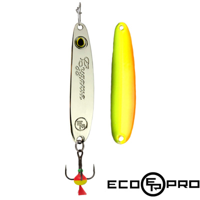 Блесна EcoPro Судачья с глазком 70 (FRG UV Glow)