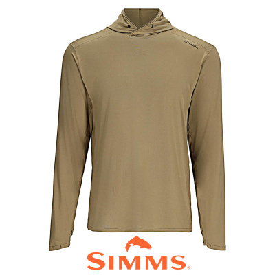 Термофутболка Simms SolarFlex Hoody (Bay Leaf, L)