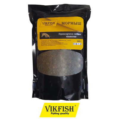 Прикормка Vikfish зимняя увлажненная  500гр. (мормыш зеленый)