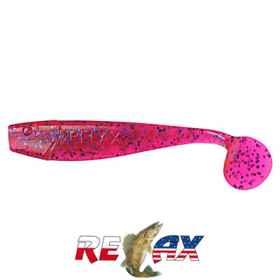 Виброхвост Relax King Shad 4.0" Standart (S175 crawfish-blue glitter)