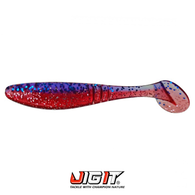 Виброхвост Jig It Flutter 3.8" (013 juicy plum)