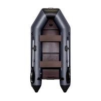 Лодка Аква Моторная 2800 Слань Книжка киль графит черный 00