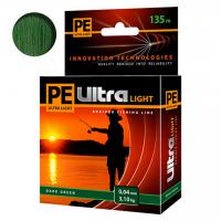 Шнур Aqua PE Ultra Light D.Green 004