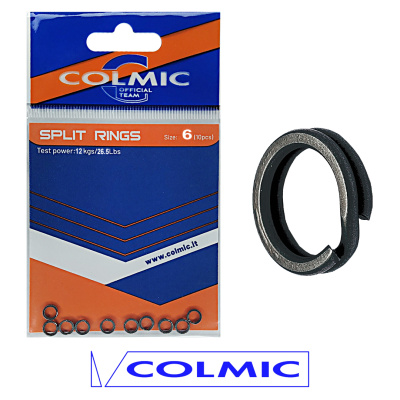 Кольцо заводное Colmic Split Rings GMM010 (№ 6,0, 12,0кг. 10шт.)