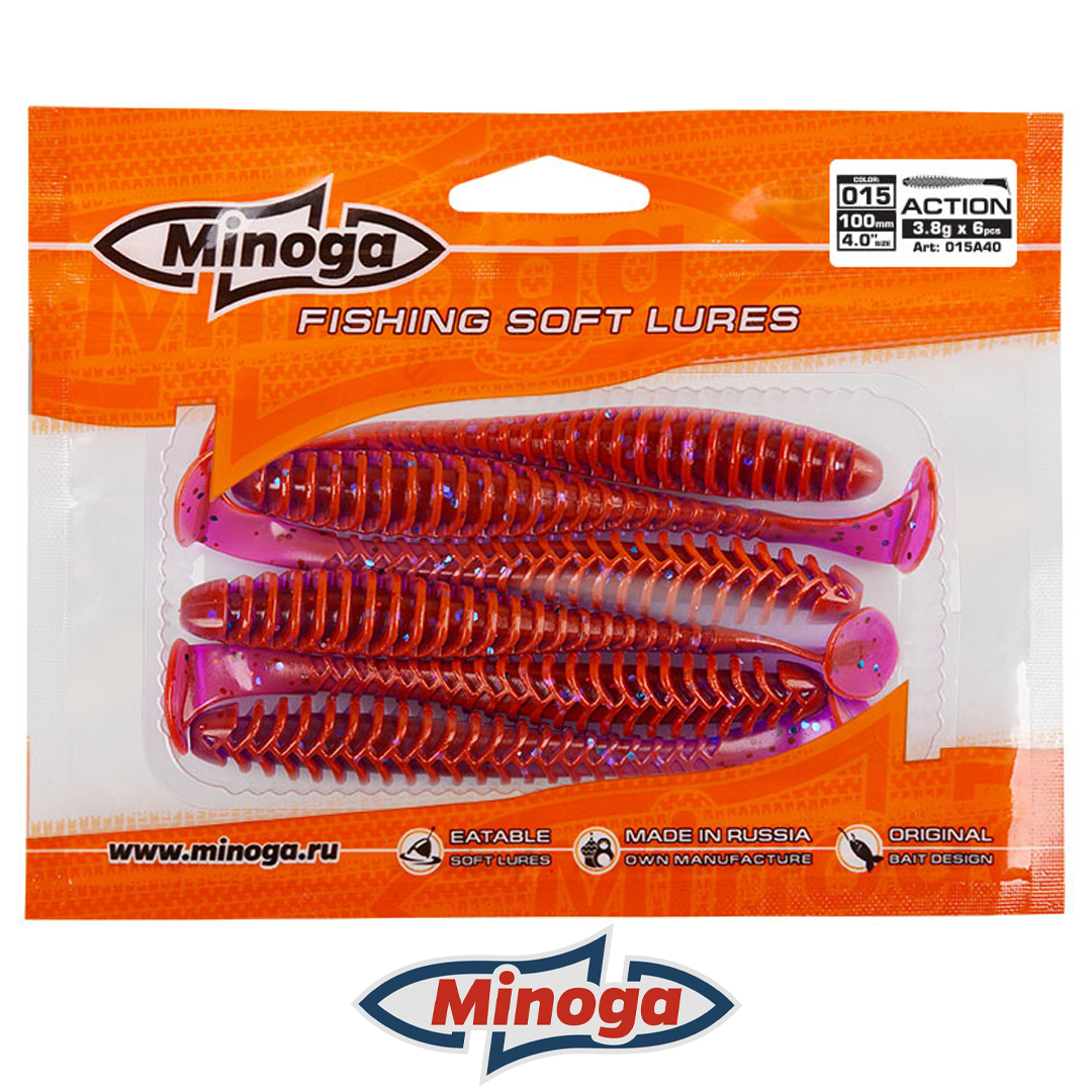 Виброхвост Minoga Action 015 3