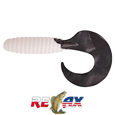 Твистер Relax 5.0" Standart (TS050 black white)