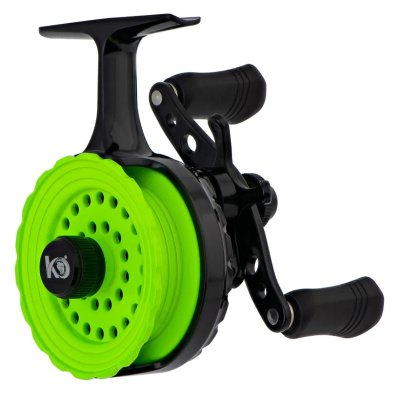 Катушка зима Kyoda Fisher FEG100 шпуля пластик (FEG100, 2.6:1, 176g green)