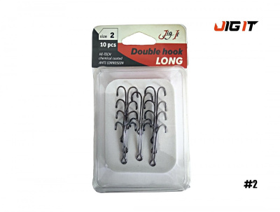 Двойник Jig It Long double hook (№  2)