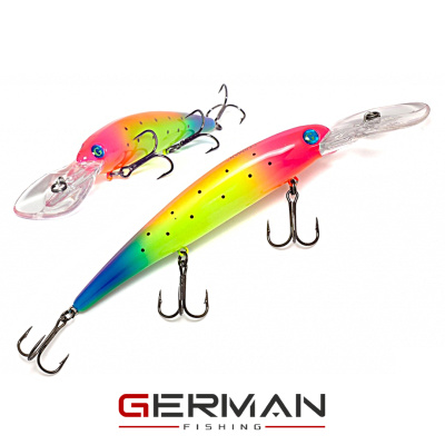 Воблер German GG Bandit 120F XDD (C246 попугай)