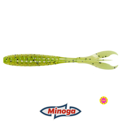 Слаг Minoga Pulsar 2.0" (022 UV зелень с перцем)