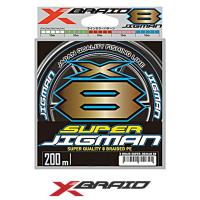Плетеный шнур X-Braid (YGK) Super Jigman X8 200м multicolor 00