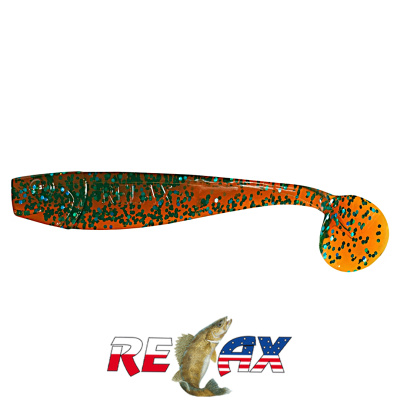 Виброхвост Relax King Shad 4.0" Standart (S215 motor oil)