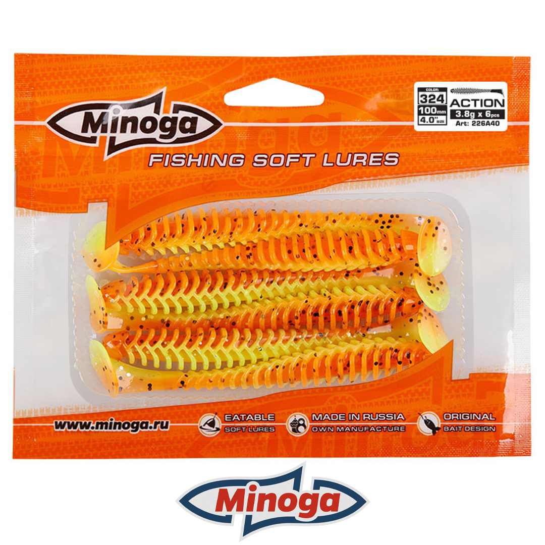 Виброхвост Minoga Action 324 3
